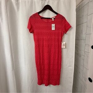 Jessica Simpson NWT Maternity Coral Mini Dress Size Small